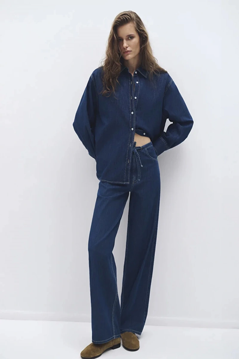 Mavi 1010997 Kadin Pantolon - Koyu Lacivert