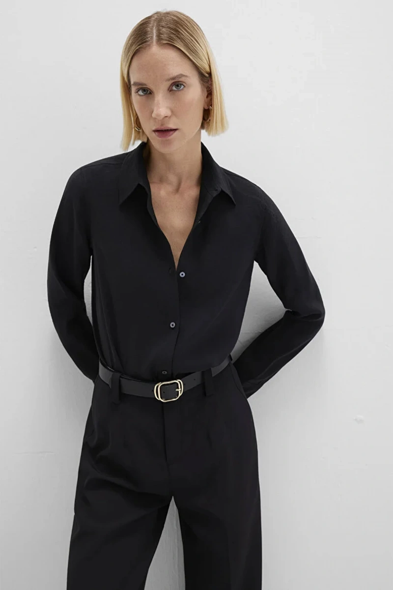 Mavi 1211374 Kadin Gomlek - Siyah