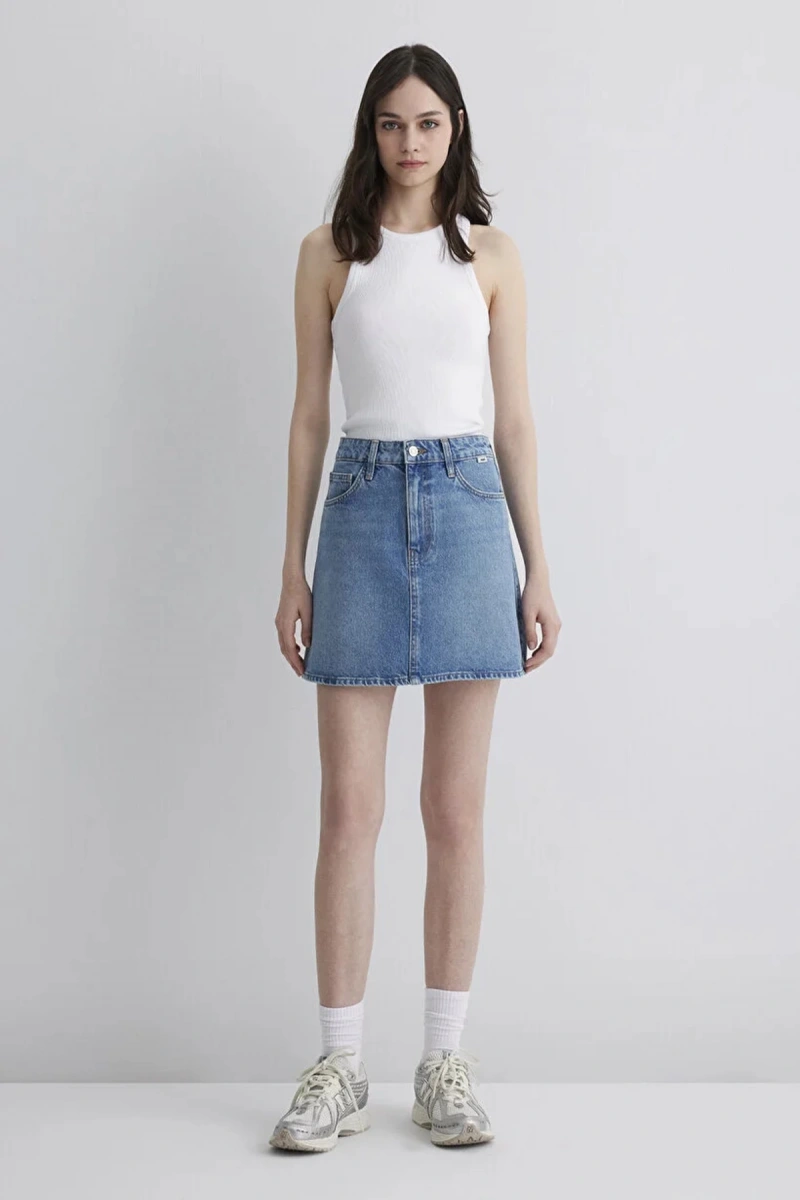 Mavi 1310204 Bailey Kadin Kot Etek - Mavi