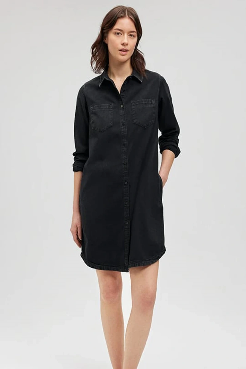 Mavi 1310503 Kadın Kot Elbise - Siyah