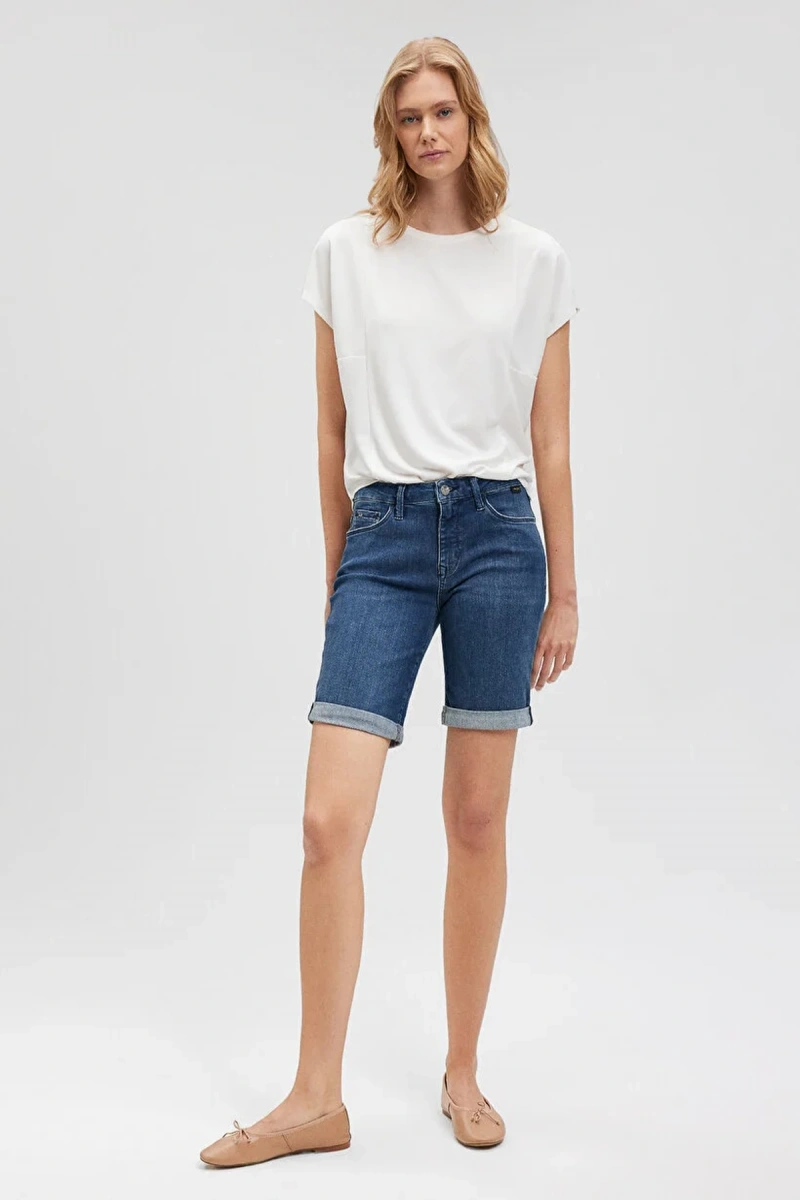 Mavi 1441528584 Alexis Kadin Kot Sort - Lacivert