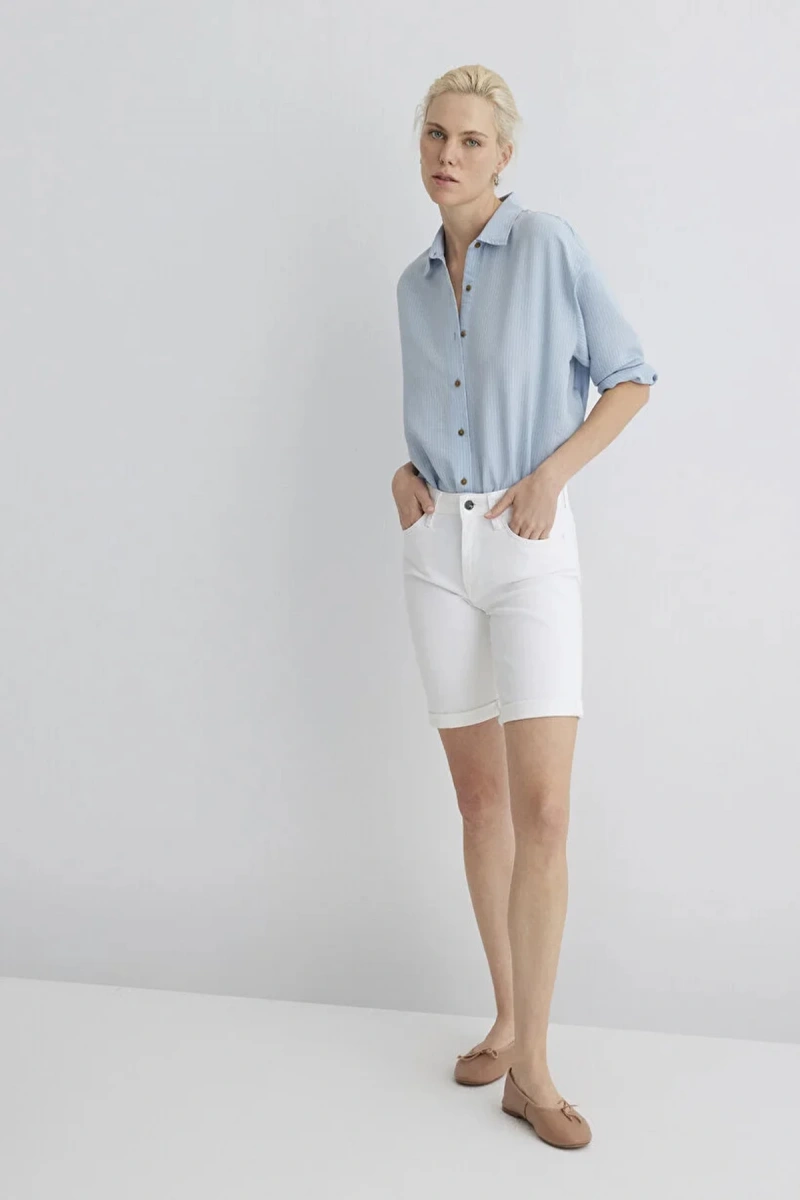 Mavi 1441530484 Kadin Sort - Beyaz