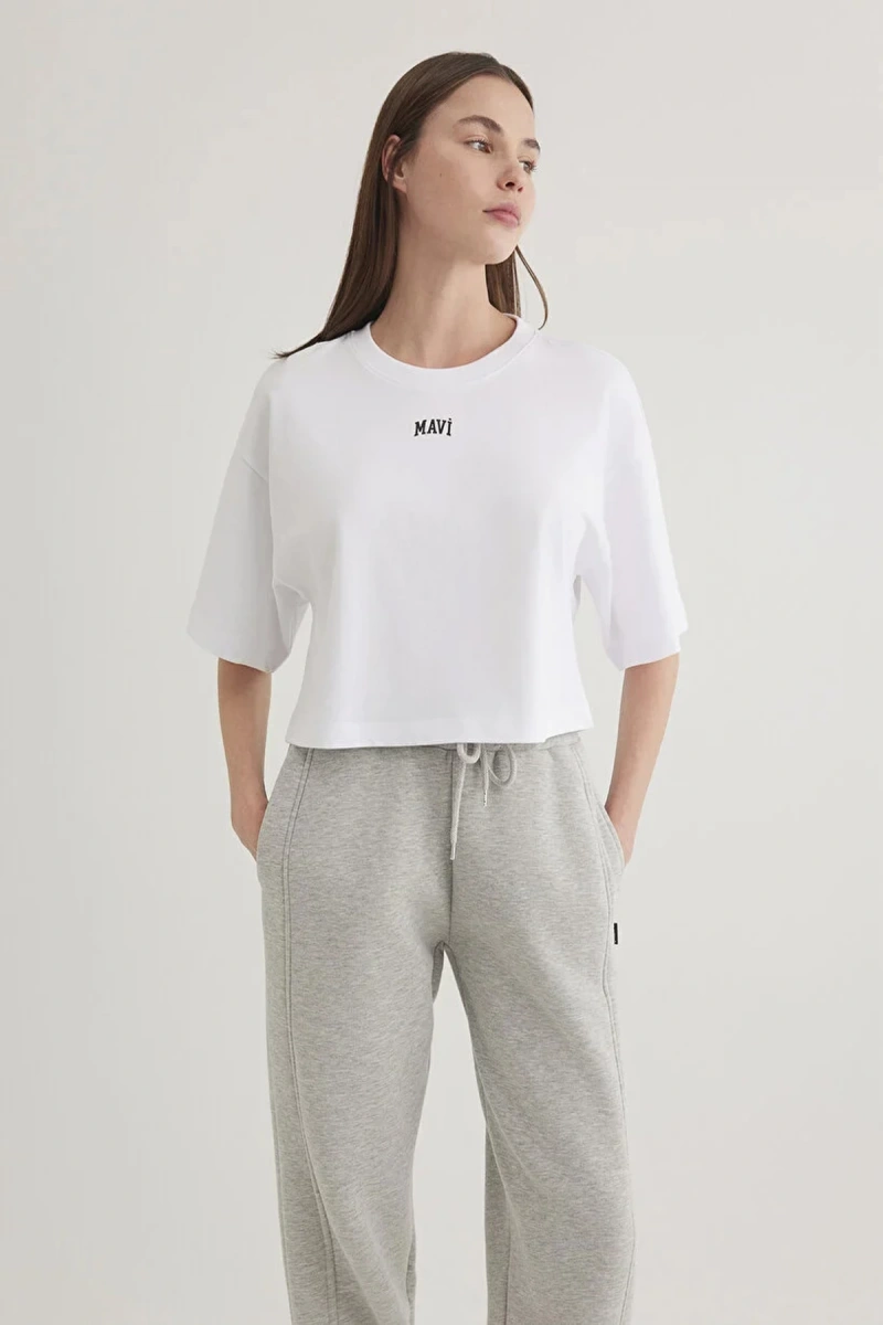 Mavi 1611585 0 Yaka Kadin Body - Beyaz