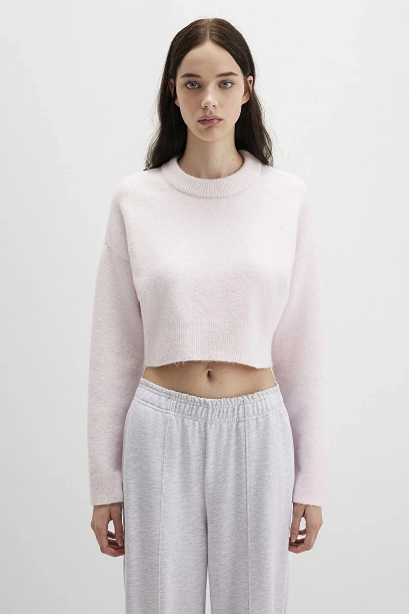 Mavi 1710496 0 Yaka Kadin Triko - Pembe