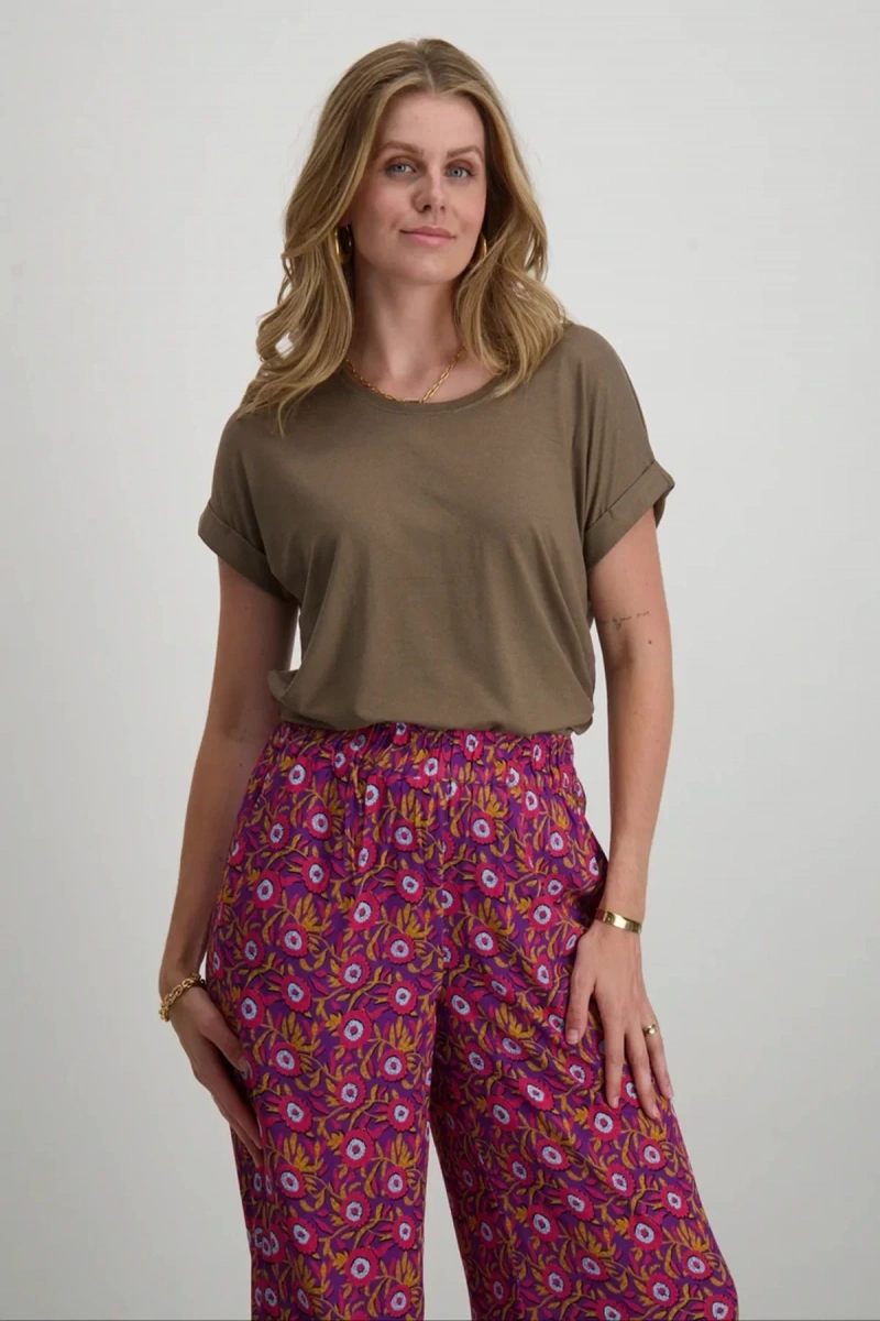 Only 15106662 Genis Yaka Kol Katlamali Kadin Body - Sutlu Kahve