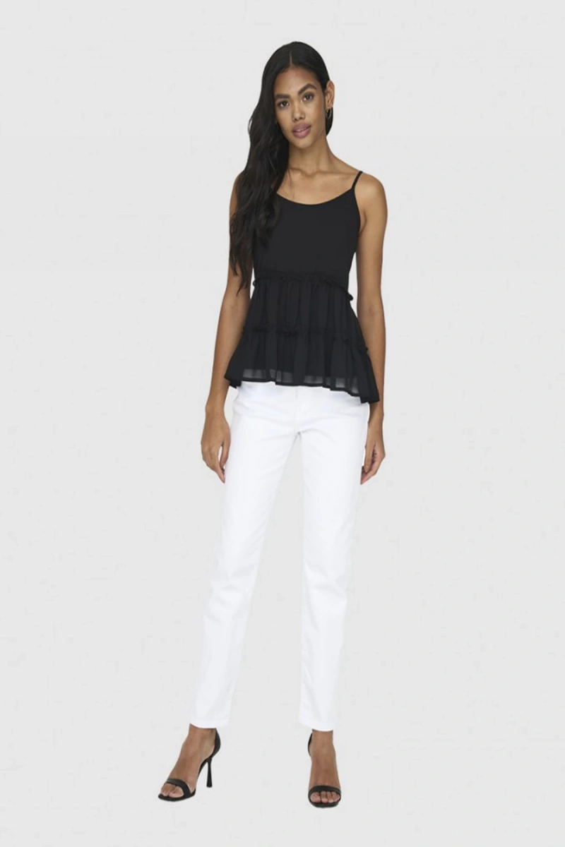 Only 15292435 Kadin Pantolon - Beyaz