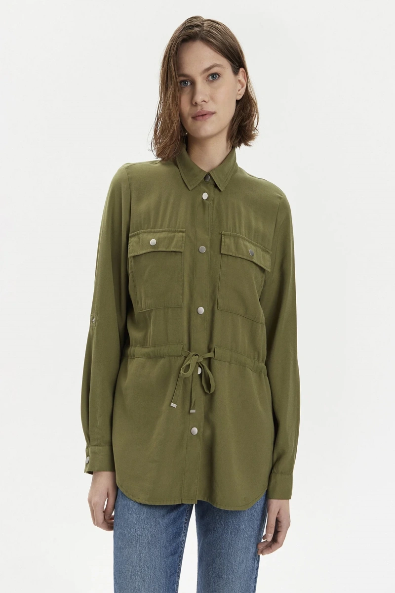 Only 15310852 Kadın Gomlek - Yesil