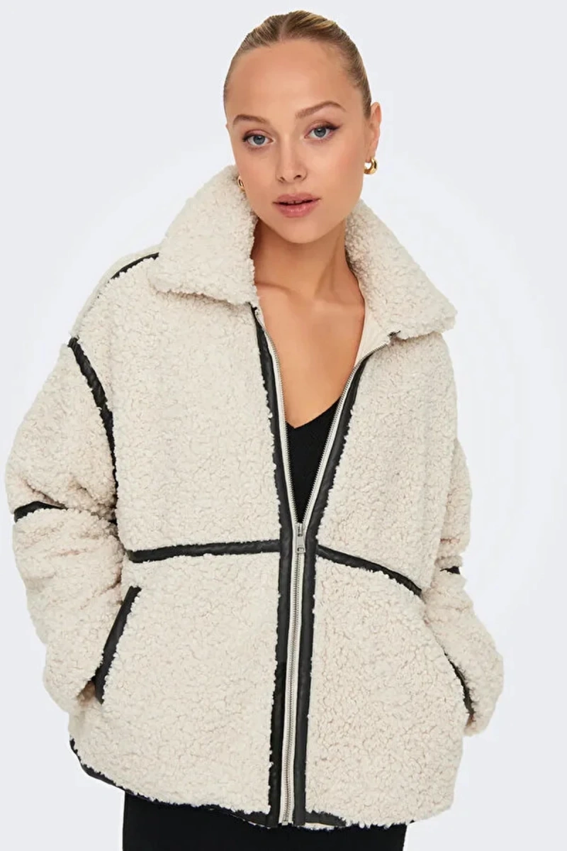 Only 15322440 Kadin Mont - Krem