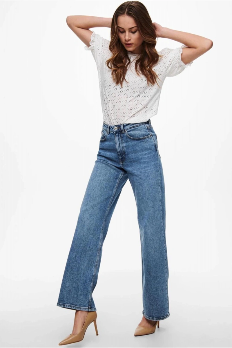 Only 15341427 5 Cep Kadın Pantolon - Mavi