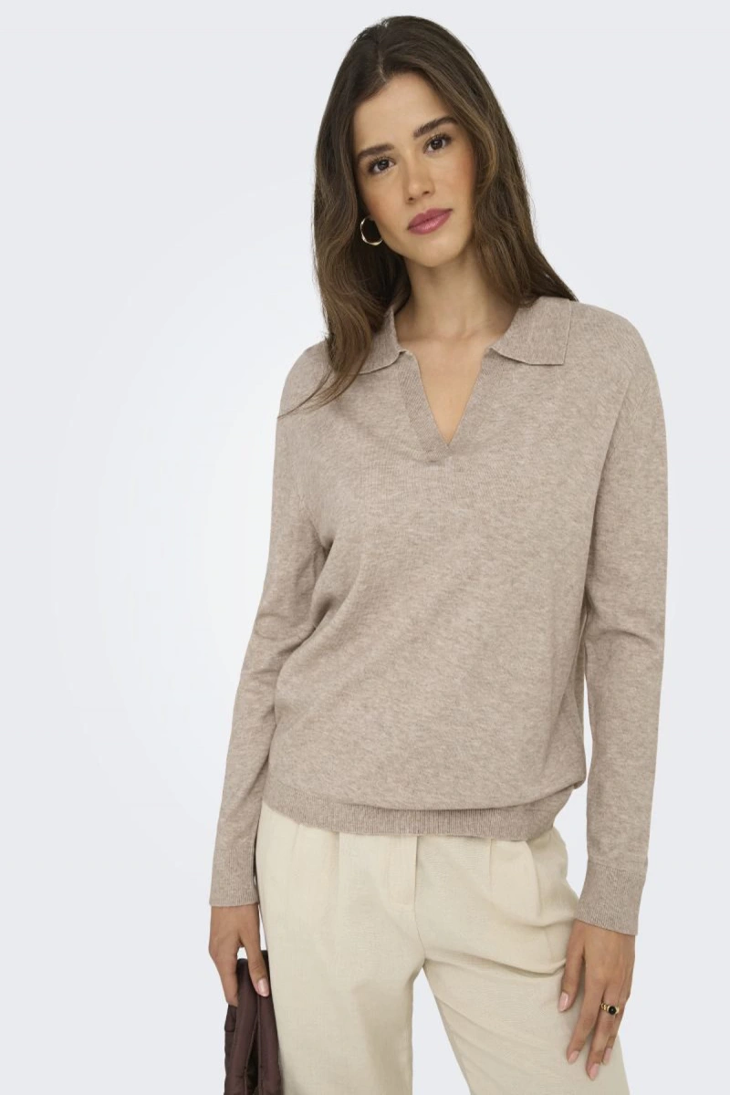 Only 15354843 Kadin Triko - Bej