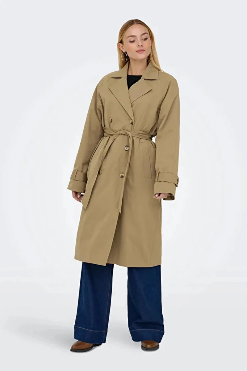 Only 15355443 Kadin Trenckot - Camel