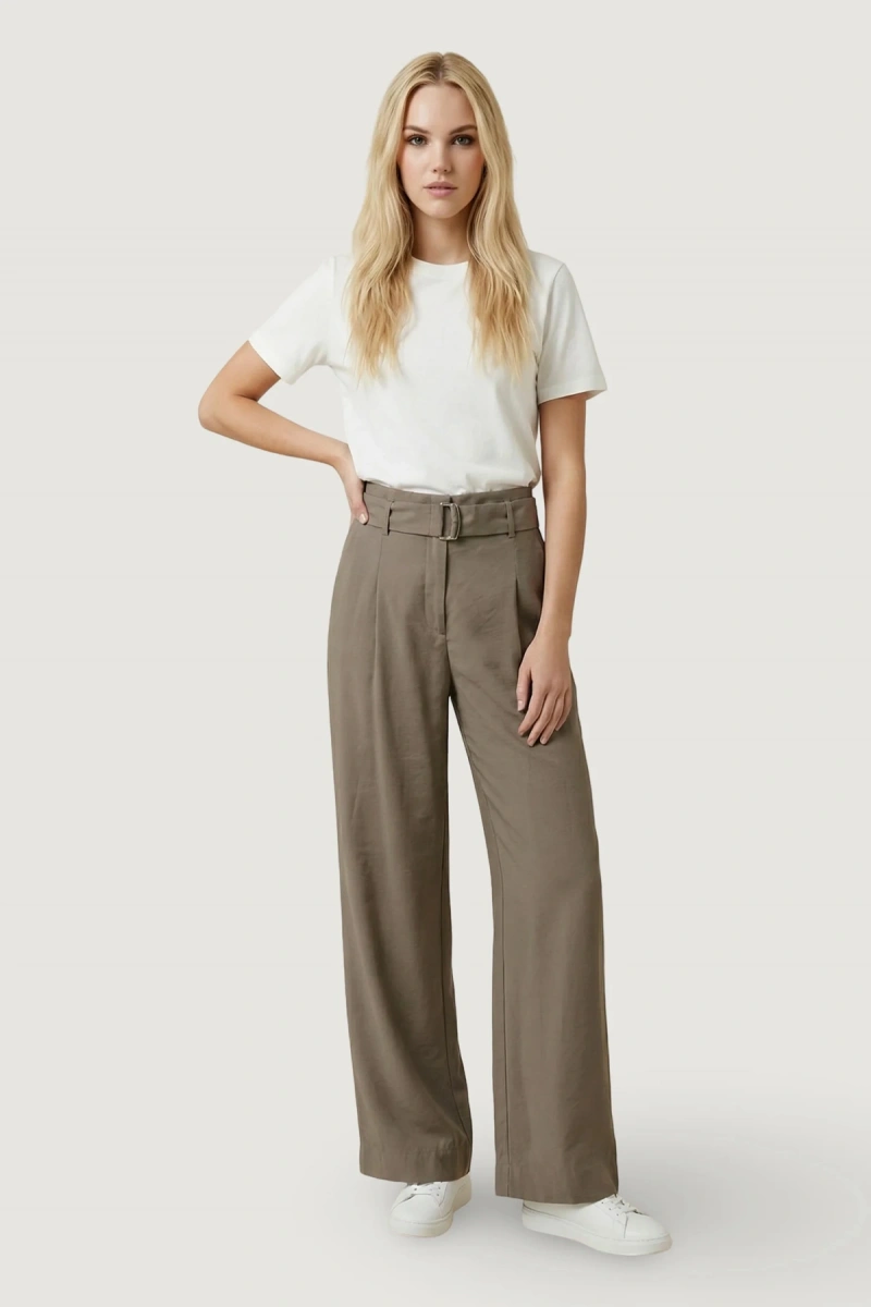 Only 15367390 Kadin Pantolon - Haki