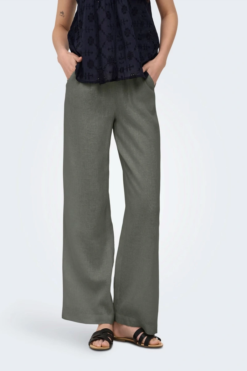 Only 15374187 Kadin Pantolon - Haki