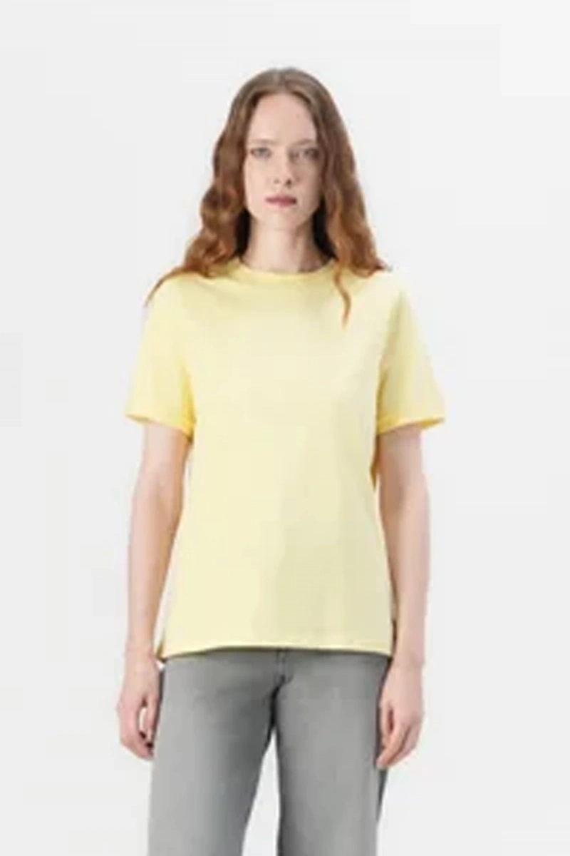 Only Pieces 17140802 0 Yaka Kadin Body - Acik Sari