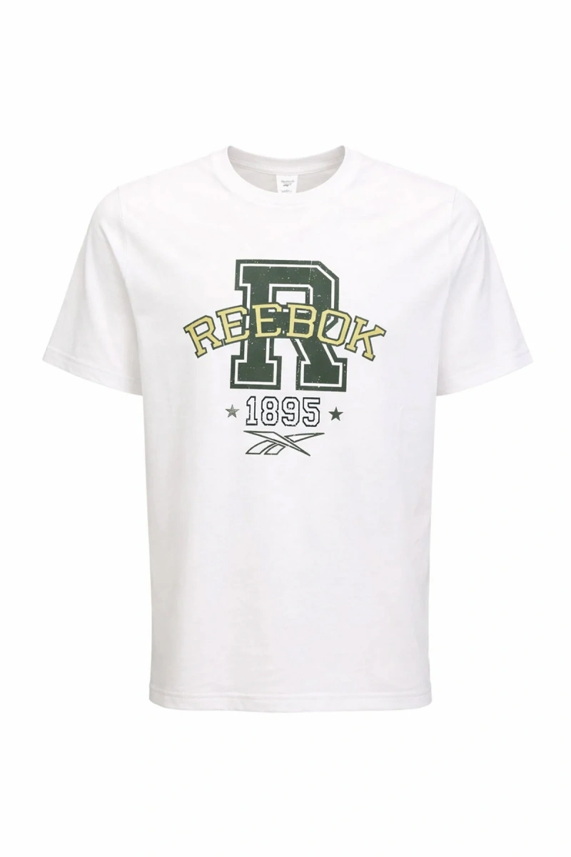 Reebok Centa Tee Lc 6164 0 Yaka Erkek Tshirt - Beyaz