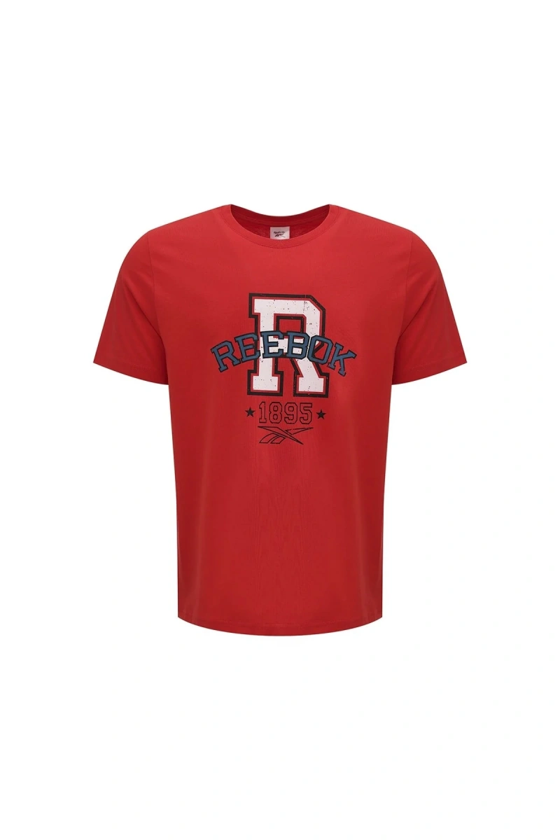 Reebok Centa Tee Lc 6164 0 Yaka Erkek Tshirt - Kirmizi