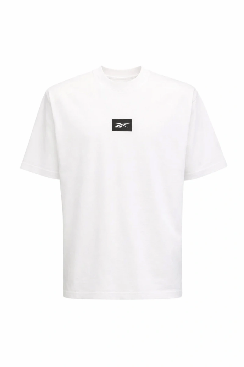 Reebok Lc 6051 Tuche 0 Yaka Erkek Tshirt - Beyaz
