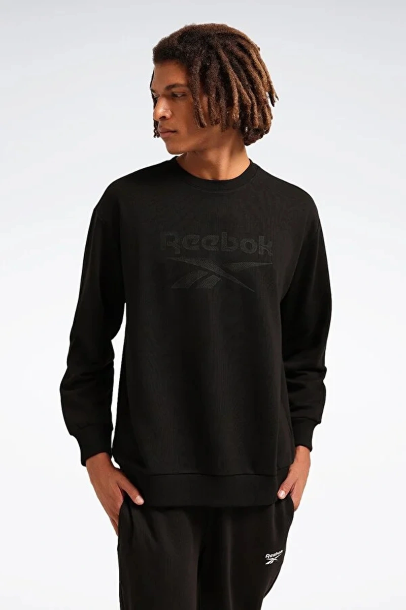 Reebok New Id Reg Crew 0 Yaka Erkek Sweat - Siyah