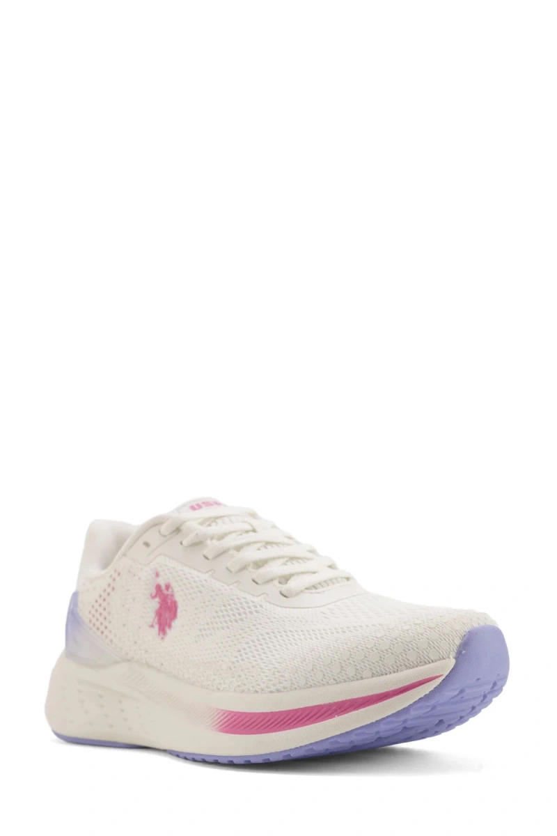 U.s.polo Assn. Blake Kadın Ayakkabi - Kirik Beyaz Lila