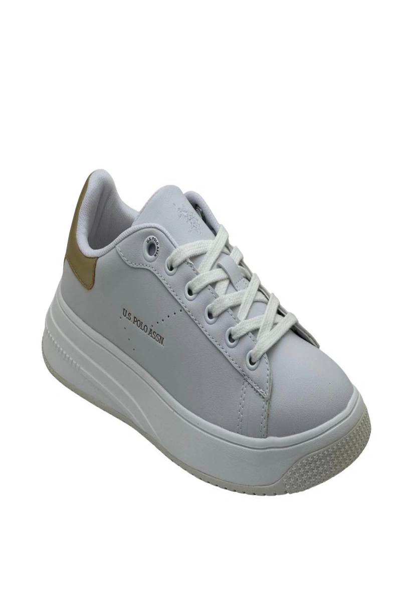 U.s.polo Assn. Yuna Kadin Ayakkabi - Beyaz Altin