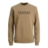 Jack&jones 12199156 0 Yaka Erkek Sweat - Camel
