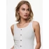 Only 15192575 5 Dugme Bayan Body - Beyaz