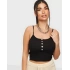 Only 15269908 Askili 5 Dugme Bayan Body - Siyah