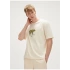 Bad Bear Re-finger 0 Yaka Erkek Tshirt - Krem