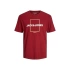Jack&jones 12231222 0 Yaka Erkek Tshirt - Bordo