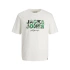 Jack&jones 12234807 0 Yaka Erkek Tshirt - Ekru