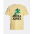 Jack&jones 12238850 0 Yaka Erkek Tshirt - Sari