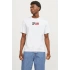 Jack&jones 12268415 0 Yaka Erkek Tshirt - Beyaz