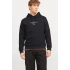 Jack&jones 12271193 Kapsonlu Erkek Sweat - Siyah