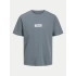 Jack&jones 12273182 0 Yaka Erkek Tshirt - Fume