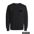 Jack&jones 12290659 0 Yaka Erkek Sweat - Siyah