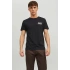 Jack&jones 12151955 0 Yaka Erkek Tshirt - Siyah