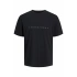 Jack&jones 12234746 0 Yaka Erkek Tshirt - Siyah