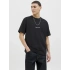 Jack&jones 12282892 0 Yaka Erkek Tshirt - Siyah