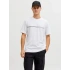 Jack&jones 12289936 0 Yaka Erkek Tshirt - Beyaz
