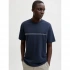 Jack&jones 12289936 0 Yaka Erkek Tshirt - Lacivert