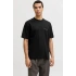 Jack&jones 12292397 0 Yaka Erkek Tshirt - Siyah