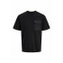 Jack&jones 12293064 0 Yaka Erkek Tshirt - Siyah