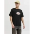 Jack&jones 12297891 0 Yaka Erkek Tshirt - Siyah
