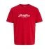 Jack&jones 12297893 0 Yaka Erkek Tshirt - Kirmizi