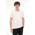Lumberjack Ct461 Sherman Erkek Yakali Tshirt - Kirik Beyaz