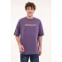 Lumberjack Franco 11ff17 0 Yaka Erkek Tshirt - Mor
