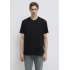 Mavi 0610100 0 Yaka Erkek Tshirt - Siyah