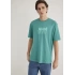 Mavi 0611311 0 Yaka Erkek Tshirt - Yesil