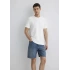 Mavi 0611409 0 Yaka Erkek Tshirt - Ekru