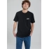 Mavi 0611714 0 Yaka Erkek Tshirt - Siyah
